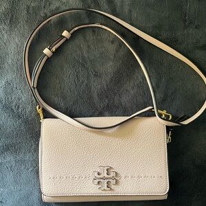 Tory Burch cream/pink Crossbody Bag